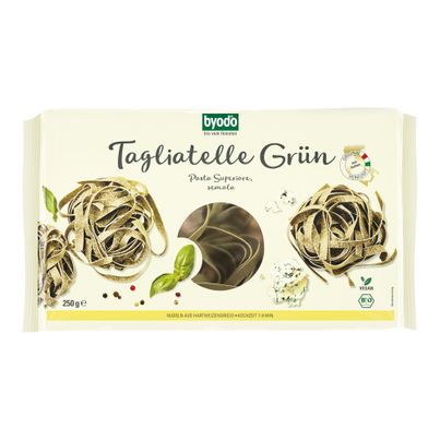 Bio Tagliatelle grün 250g - 12er Vorteilspack von Byodo