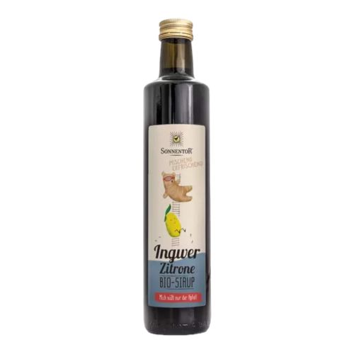 Organic ginger lemon syrup 500ml from Sonnentor