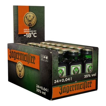 Jägermeister (24) 35 %vol. 40ml - 24er Vorteilspack von Jägermeister