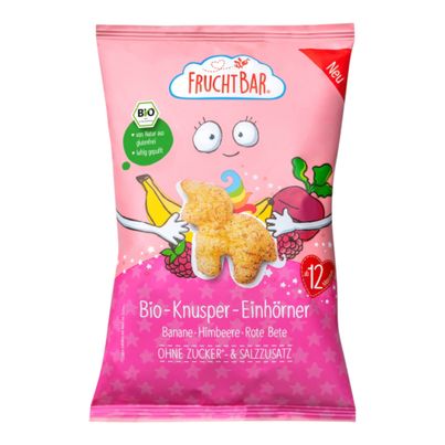 Bio Knusper-Einhörner 30g - 8er Vorteilspack von Fruchtbar