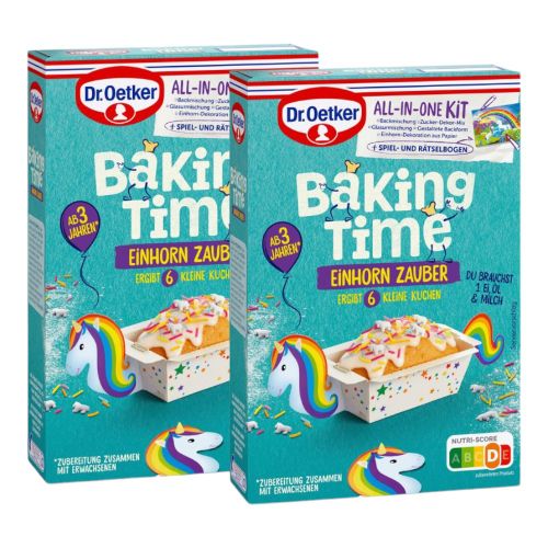 Dr. Oetker Baking Time Einhorn Zauber 2er-Set