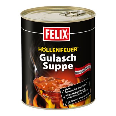 Höllenfeuer Gulaschsuppe 800g von Felix