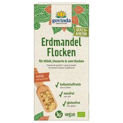 Bio Erdmandel Flocken 250g - 6er Vorteilspack von Govinda