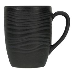 Lava Stone Black mug 300ml - value pack of 6 from Creatable