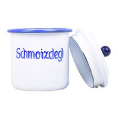 Handbemalte Vorratsdose 600ml schwarz