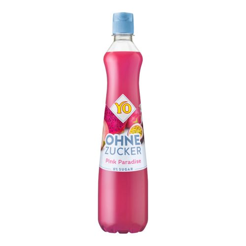 YO No Sugar Pink Paradise Syrup 700ml