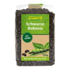 Bio Bohnen schwarz 500g - 6er Vorteilspack von Rapunzel Naturkost