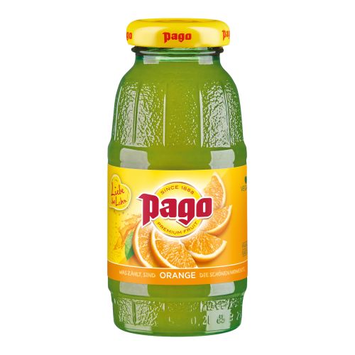 Orangensaft 100%  200ml Mehrweg- 24er Vorteilspack von Pago