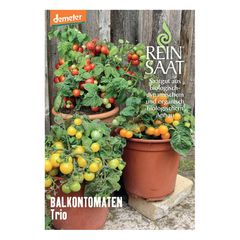 Bio Bunte Topftomaten Samenmix - 5er Vorteilspack von Reinsaat