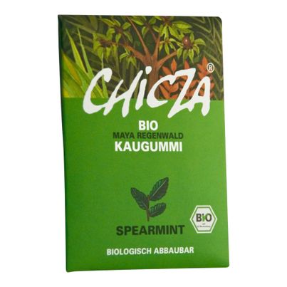 Bio Kaugummi Pfefferminze 30g - 10er Vorteilspack von Chicza Bio Kaugummi