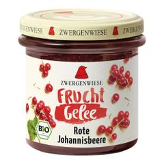 Bio Frucht Gelee Rote Johannisb. 160g - 6er Vorteilspack von Zwergenwiese