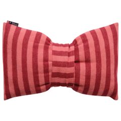 gefülltes Kissen Schleife 30 x 45 cm - Rot - GRS zertifiziert