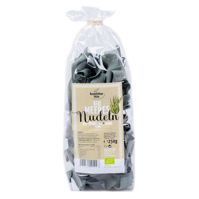 Bio Meeres Bandnudeln Spirulina 250g - 6er Vorteilspack von Rosenfellner Mühle