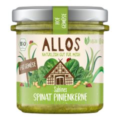 Bio Sabines Spinat Pinienkerne 135g - 6er Vorteilspack von Allos