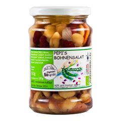 Bio Pepi's Bohnensalat 350ml - 6er Vorteilspack von Pflügelmeier Pepi's