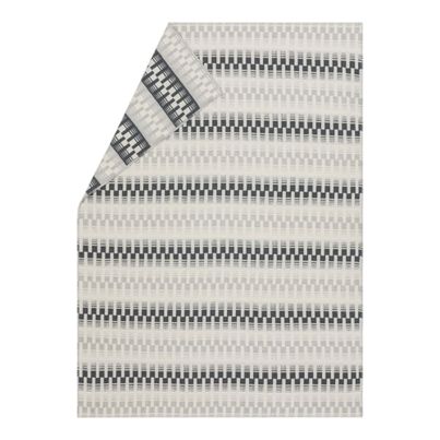 Baumwolldecke Kästchenstreifen Farbe Filz 140x200cm von David Fussenegger