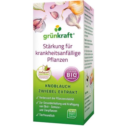 Knoblauch Zwiebel Pflanzen Extrakt 200ml von Grünkraft