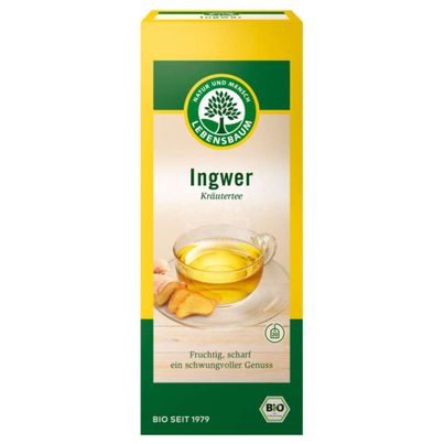 Bio Kräutertee Ingwer 20 Beutel 30g von Lebensbaum