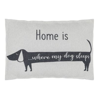 Hundebett Home is where my dog is Farbe Filz 60x90cm von David Fussenegger