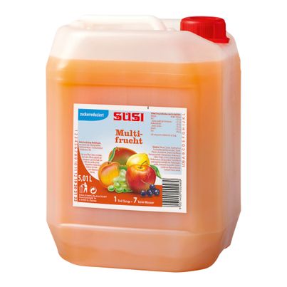 Zuckerreduz. Sirup Multifrucht 5010ml von Susi
