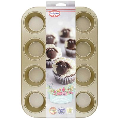 Dr. Oetker Muffinform 12er Gold
