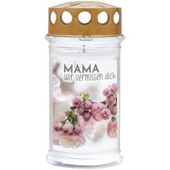 Mama white grave candle, 5 days, by Ambrosius