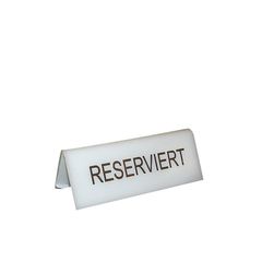 Reserviertafeln von Eremit