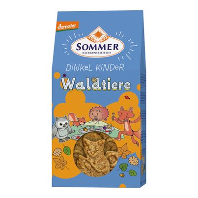 Bio Dinkel Waldtiere 150g - 6er Vorteilspack von Sommer