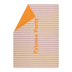 Leichte Kuscheldecke Pyjamaparty 140 x 200 cm - Hellviola - GRS zertifiziert - von David Fussenegger