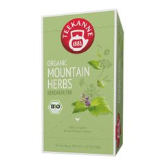 Organic mountain herb tea 20 bags from teapot