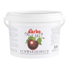 Darbo black cherry fruit spread 5 kg bucket