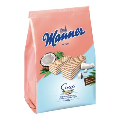 Manner Cocos Schnitten Beutel 400g
