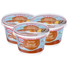 Dr. Oetker Kuchen Glasur Vollmilch-Geschmack 3er Pack