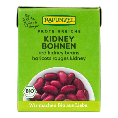 Bio Rote Kidney Bohnen im Tetrap. 380g - 12er Vorteilspack von Rapunzel