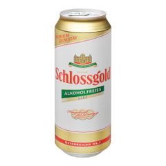 Alkoholfreies Bier Dose 500ml - 24er Vorteilspack von Schlossgold