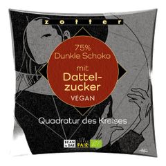 Organic chocolate Dark chocolate with date sugar 70g - 10 pieces benefit pack from Zotter