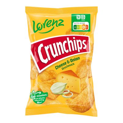 Crunchips Cheese Onion 150g from Lorenz