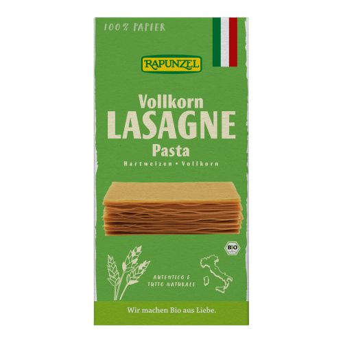 Bio Vollkorn Lasagne Platten 250g - 12er Vorteilspack von Rapunzel Naturkost