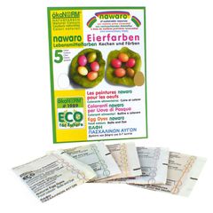 Bio Natur Eierfarben 5 Farben 20ct - 20er Vorteilspack von Nawaro