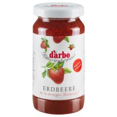 Darbo calorie reduced strawberry preserve 220 g.