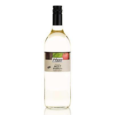 Bio Sortenreiner Apfelmost Braeburn 1000ml - Sortenreiner Apfelmost oder auch Apfelwein genannt