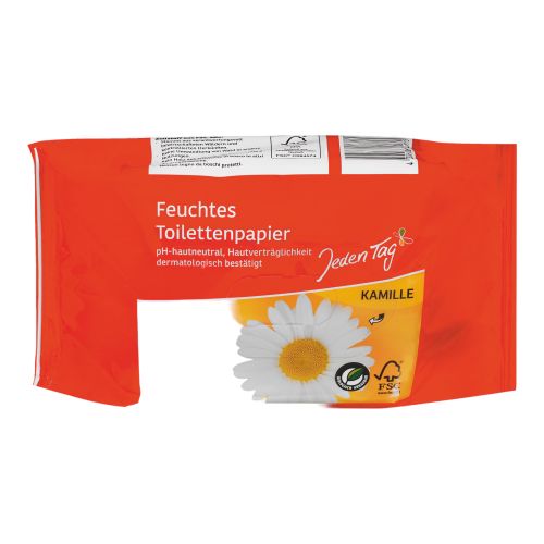 Feucht Toilettenpapier Kamille 70Stück von Jeden Tag