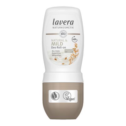 Organic Deo Roll-on Mild 50ml - 4-piece value pack from Lavera Naturkosmetik