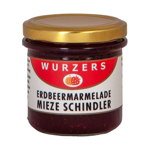 Mieze Schindler Fruchtaufstrich 165g - handgerührt - harmonisch - intensiver Geschmack nach Walderdbeeren - aromatisch von Wurzers