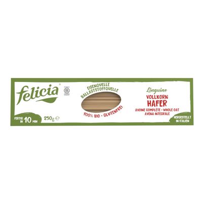 Bio Vollkorn Hafer Linguine 250g - 18er Vorteilspack von Felicia Bio