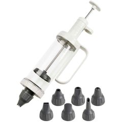 Dr. Oetker one-hand cooking syringe incl. 6 piping nozzles - 1 piece