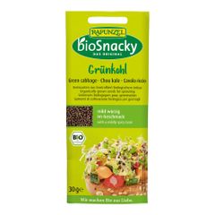 Bio bioSnacky Sprossen Grünkohl 30g - 12er Vorteilspack von bioSnacky - Rapunzel