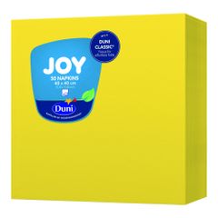 Servietten gelb 4lg 40x40cm 50ct von Duni