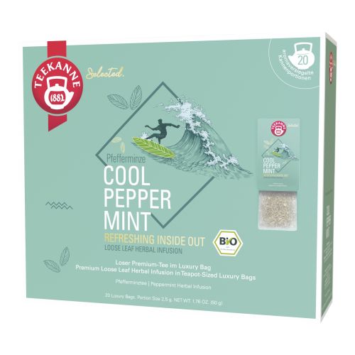 Bio Cool Pepper Pfefferminz Tee 20 Beutel von Teekanne