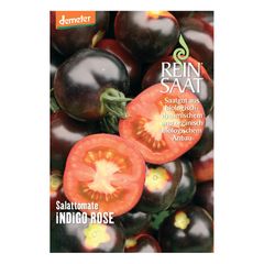 Bio Tomate Indigo Rose Samen - 5er Vorteilspack von Reinsaat